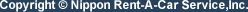 Copyright (c) Nippon Rent-A-Car Service,Inc.