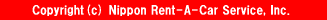 Copyright (c) Nippon Rent-A-Car Service,Inc.
